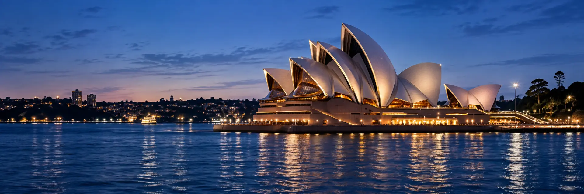 Sydney Opera House at dusk